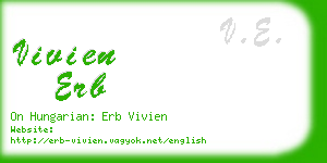 vivien erb business card